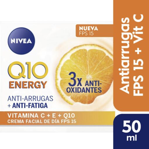 NIVEA CREMA FACIAL Q10 ENERGY ANTI-FATIGA FPS15 DIA x50 ml