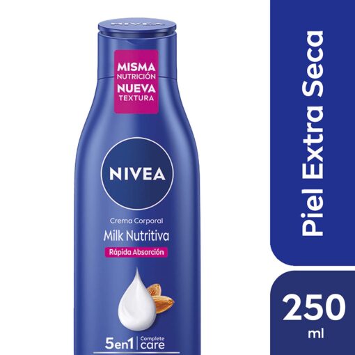 NIVEA MILK NUTRITIVA 5 EN 1 PIEL EXTRA SECA 250 ml