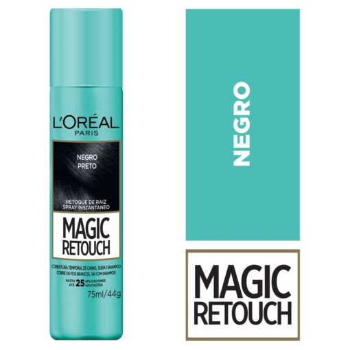 LOREAL MAGIC RETOUCH NEGRO X 75 ML