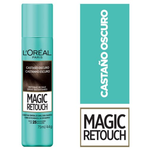 LOREAL MAGIC RETOUCH CASTAÑO OSCURO X 75 ML