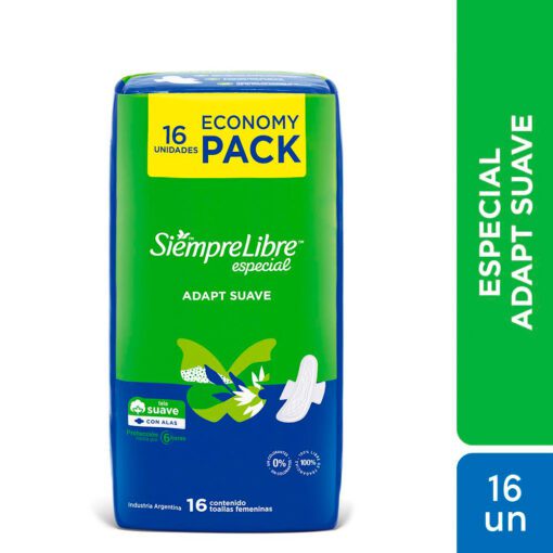 SIEMPRE LIBRE ESPECIAL SUPER ABSORBENTE CON ALAS X 16 UNIDADES