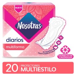PROTECTORES DIARIOS NOSOTRAS MULTIESTILO X 20 UNIDADES