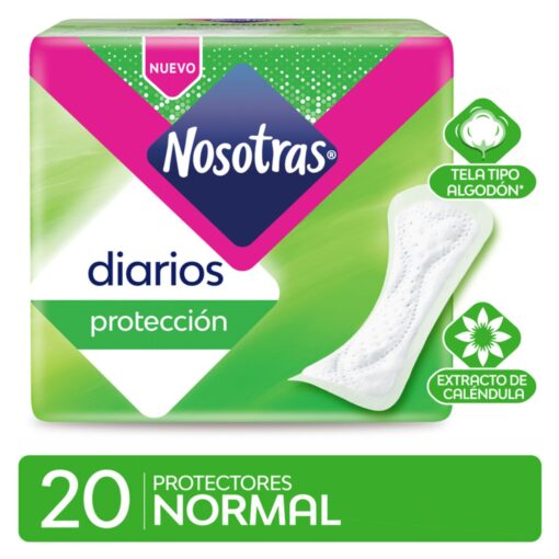 PROTECTORES DIARIOS NOSOTRAS X 20 UNIDADES