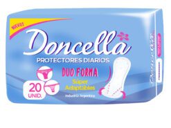 DONCELLA PROTECTOR DIARIO DUO FORMA SIN DESODORANTE  X 20 UNIDADES