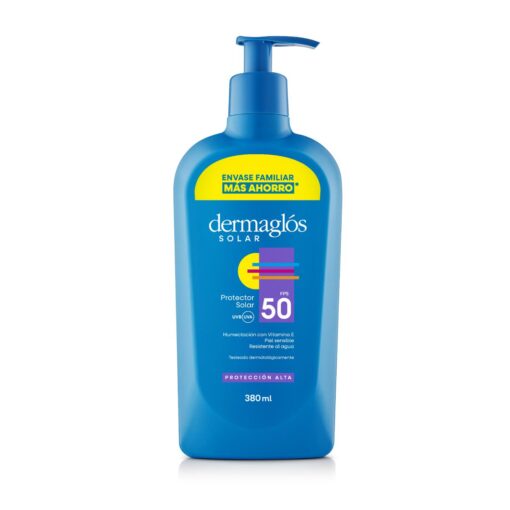 DERMAGLOS SOLAR FPS50 ENVASE FAMILIAR X 380 ML