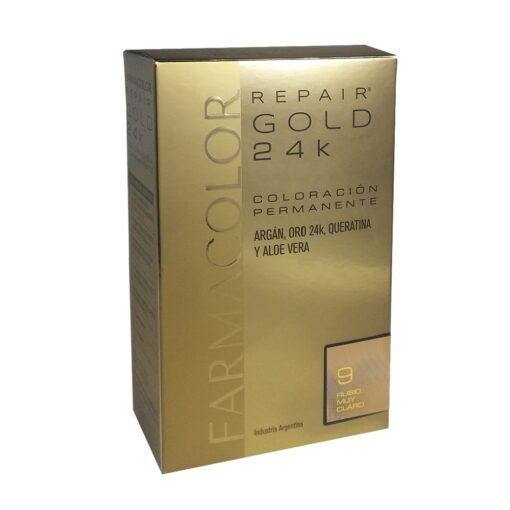 FARMACOLOR GOLD KIT TINTURA N° 9 RUBIO MUY CLARO