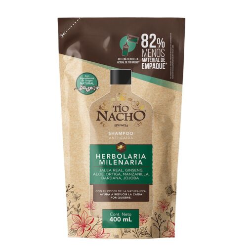 SHAMPOO HERBOLARIA MILENARIA RECARGABLE X 400ML