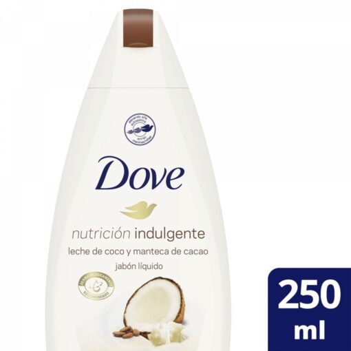 DOVE JABÓN LÍQUIDO LECHE DE COCO x250 ml