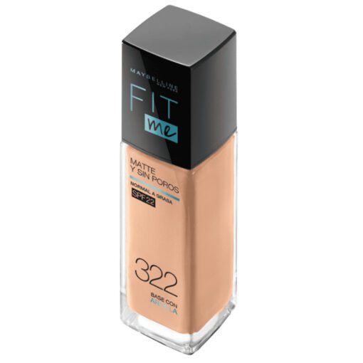 MAYBELLINE BASE FIT ME MATTE+PORELESS 322 WARM HONEY