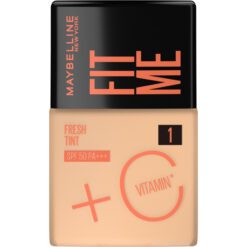 MAYBELLINE FIT ME FRESH TINT BASE LÍQUIDA+ VIT C TONO 01