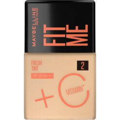 MAYBELLINE FIT ME FRESH TINT BASE LÍQUIDA+ VIT C TONO 02