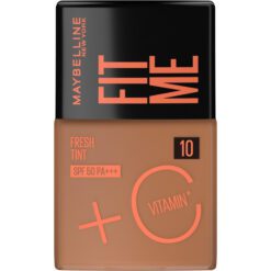 MAYBELLINE FIT ME FRESH TINT BASE LÍQUIDA+ VIT C TONO 10