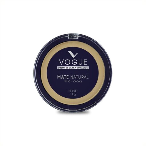 VOGUE POLVO COMPACTO MATE NATURAL CANELA