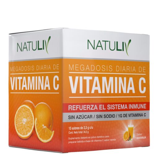 VITAMINA C NATULIV Gran. Naranja SOB x   15