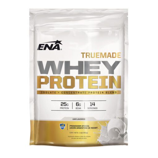 WHEY PROTEIN TRUEMADE SIN SABOR 1 lb.(453 g) ENV x    1
