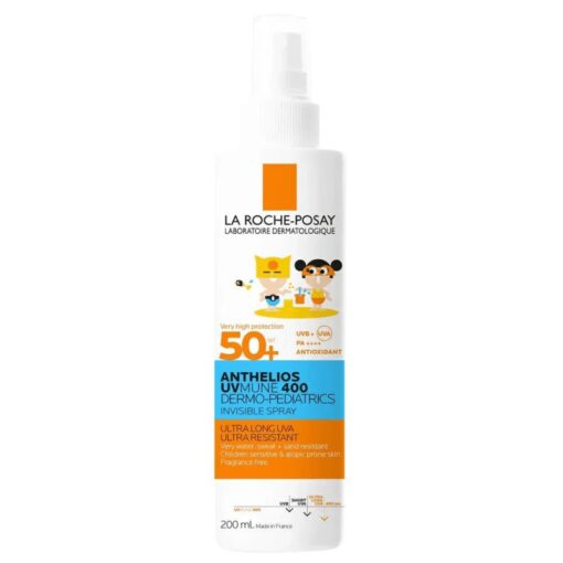LA ROCHE POSAY ANTHELIOS  UVMUNE DERMOPEDIÁTRICO SHAKE SPRAY 50+ 200ML