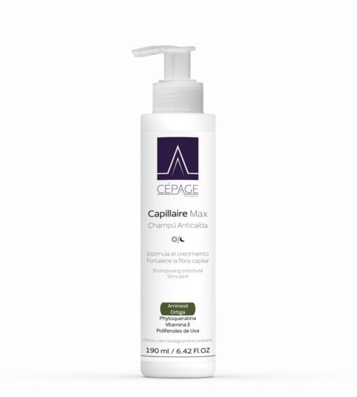 CÉPAGE CAPILLAIRE MAX CHAMPU ANTICAÍDA X190ML