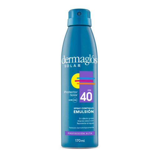DERMAGLÓS SOLAR F40 SPRAY CONTINUO EM 170 ML