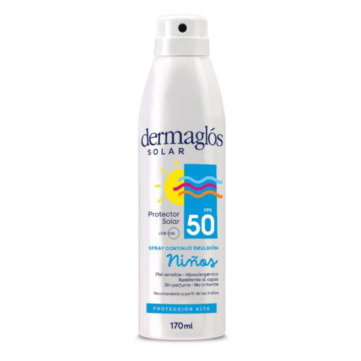DERMAGLÓS SOLAR F50 NIÑOS SPRAY CONTINUO EM 170 ML