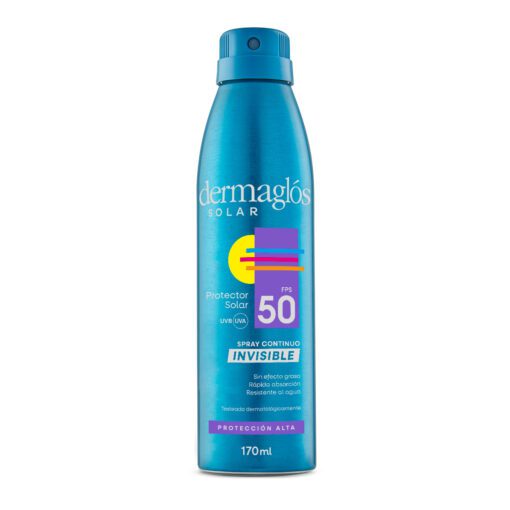 DERMAGLÓS SOLAR F50 SPRAY CONTINUO INVISIBLE 170 ML