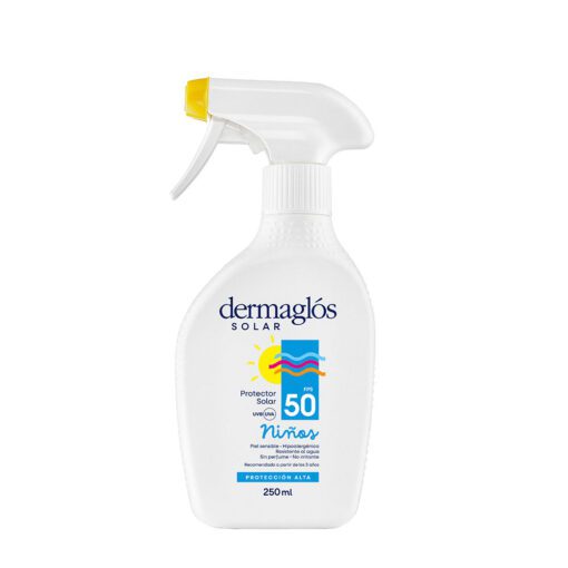 DERMAGLOS SOLAR F50 NIÑOS GATILLO 250 ML