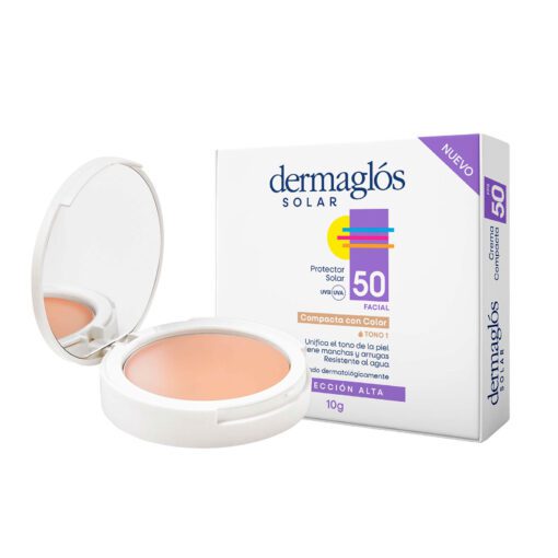 DERMAGLÓS SOLAR FACIAL BASE TONO CLARO CR 10G