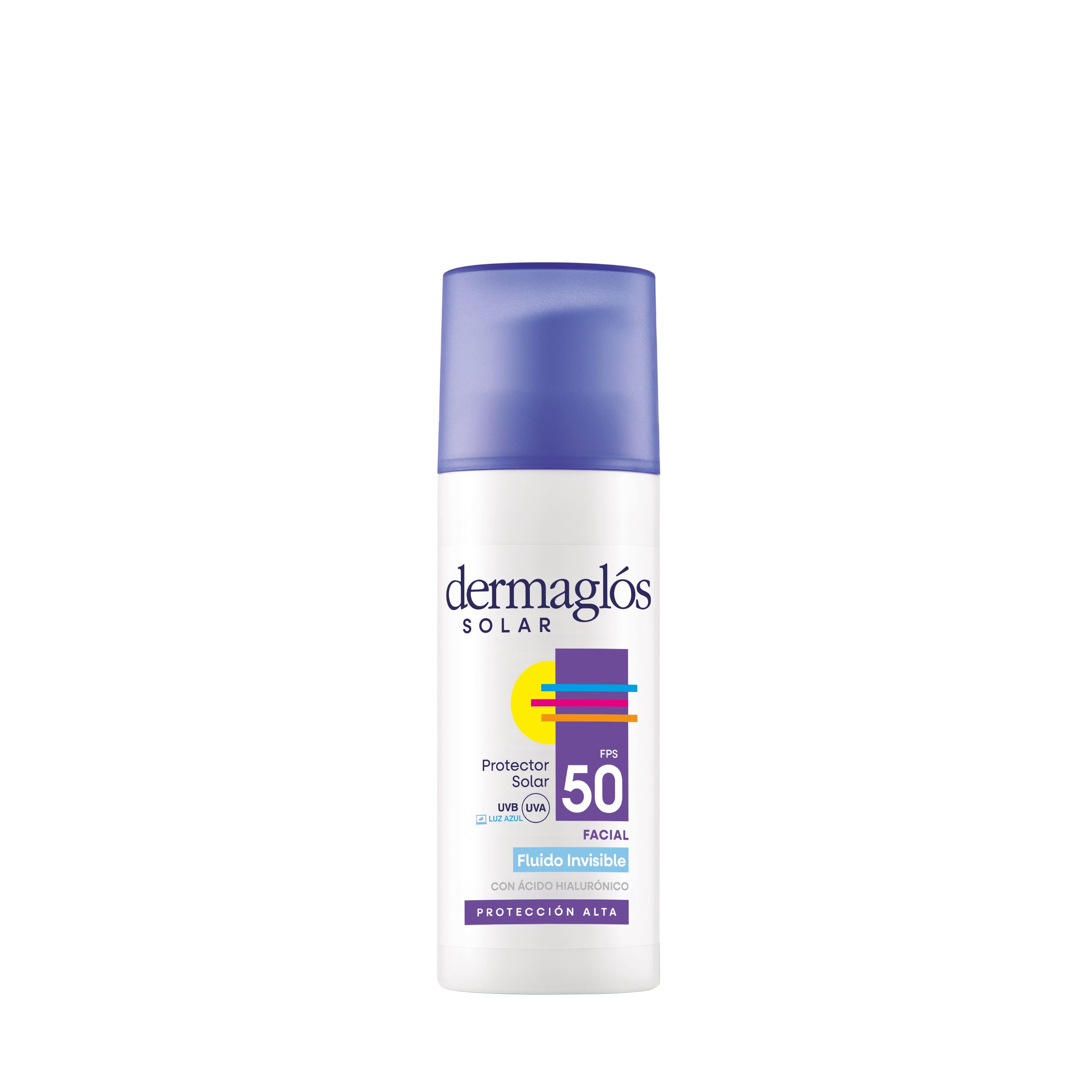 DERMAGLOS SOLAR FACIAL FPS50 EMULSION FLUIDA x50gr