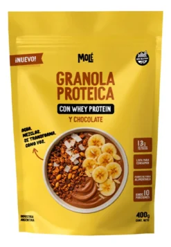 GRANOLA PROTEICA c/WHEY PROTEIN Y CHOCOLATE