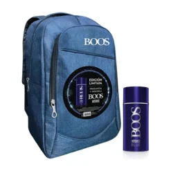 BOOS INTENSE BLUE MOCHILA + PERFUME x90ML