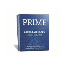 PRIME PRESERVATIVOS EXTRA LUBRICADO x  3
